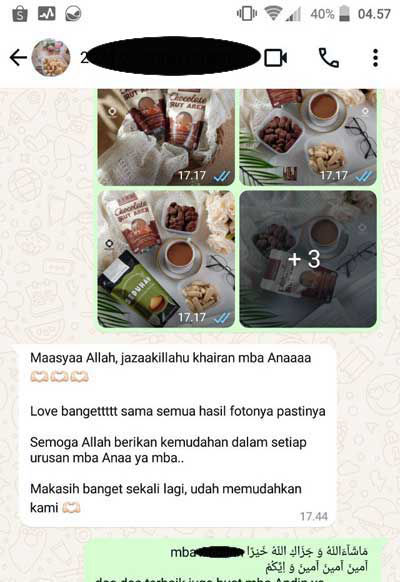 Testimoni Andin